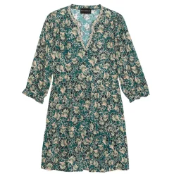 Robe courte Marine vert en viscose