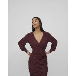 Robe courte violet Vera