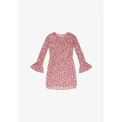 Robe droite fille SMALGI rose Zola