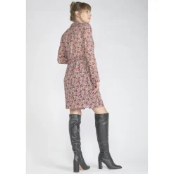 Robe droite HABBES rose