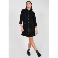 Robe droite JAYA noir Isa