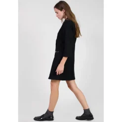 Robe droite JAYA noir Isa