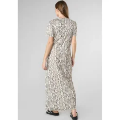 Robe droite ORIENT blanc en tencel