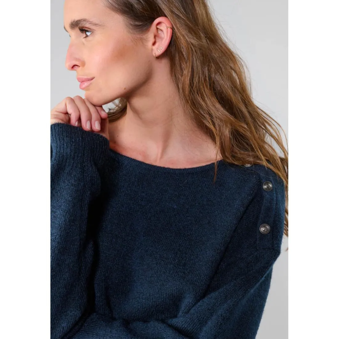 Robe droite TORTANQ bleu Nia