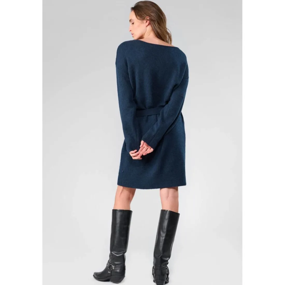 Robe droite TORTANQ bleu Nia