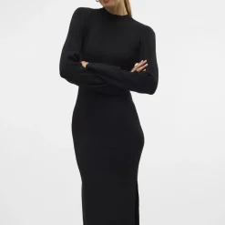 Robe en maille viscose Lynzi noir Zoe