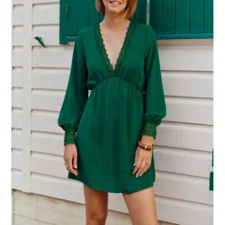 Robe EVANGELINE - Vert