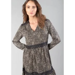 Robe evasée, patineuse HUERTA noir