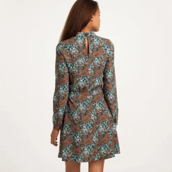 Robe fluide manches longues femme 3 SUISSES Collection - Multicolore