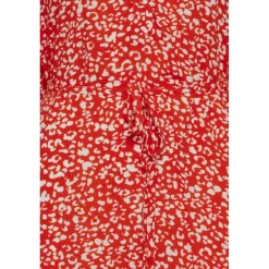 Robe IHCAROLINA DR - Rouge en viscose