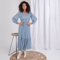 Robe longue fleurie Victoire