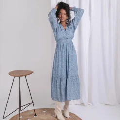 Robe longue fleurie Victoire