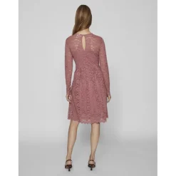 Robe longue rose clair Lia