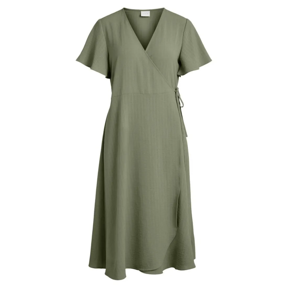 Robe longue vert foncé Cara