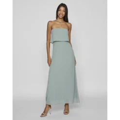Robe longue vert Kali