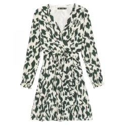 Robe manches longues léopard Léo