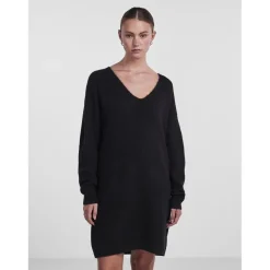 Robe midi en maille noir Wren