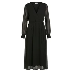 Robe midi noir Olia