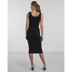 Robe midi noir Zoé