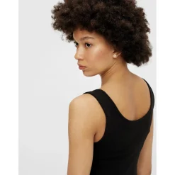 Robe midi noir Zoé
