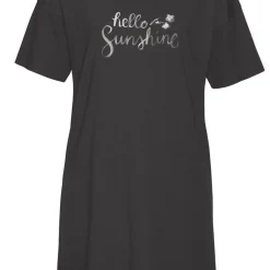 Robe Tshirt en coton - Anthracite