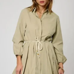 Robe VOBE en coton kaki