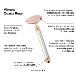 Roll On Anti âge Vibrant en Quartz Rose