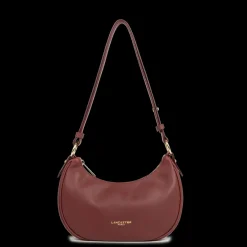 Sac besace Zippé S Donna Aria rouge en cuir