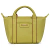 Sac cabas porté main - Mini JOYCE Vert anis Ida