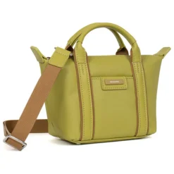Sac cabas porté main - Mini JOYCE Vert anis Ida