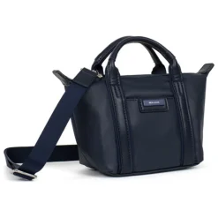 Sac cabas porté main - Mini JOYCE Bleu nuit Kaye