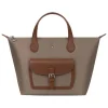 Sac cabas porté main - Moyen KIANA Taupe/Marron Ria