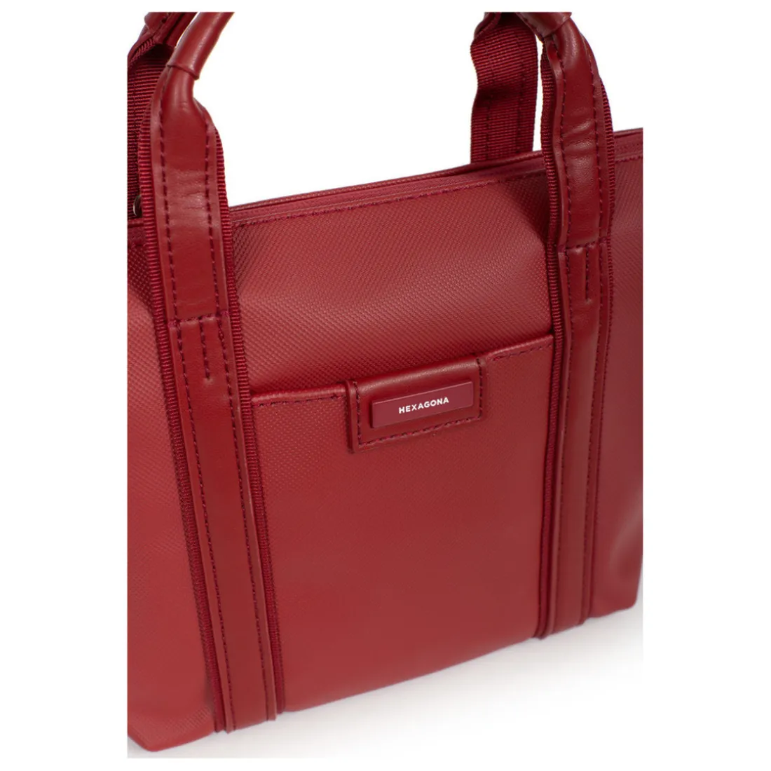 Sac cabas porté main - Moyen JOYCE Rouge foncé Clara