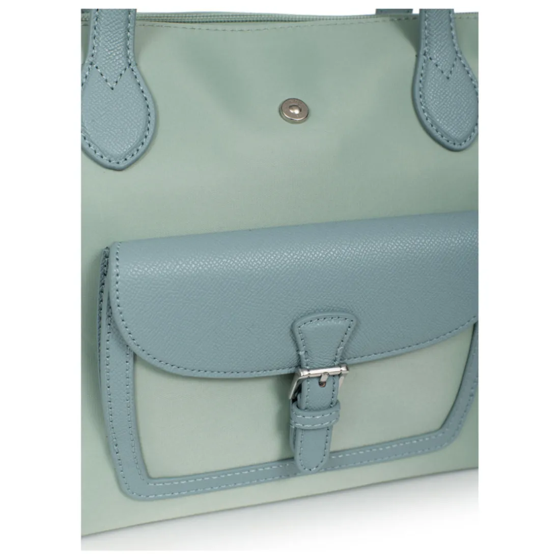 Sac cabas porté main - Moyen KIANA Menthe Willa
