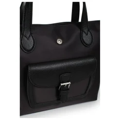 Sac cabas porté main - Petit KIANA Noir Nell