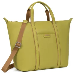 Sac cabas porté main A4 - Grand JOYCE Vert anis Juno