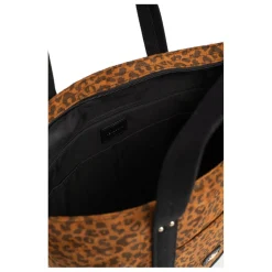 Sac cabas porté main LEONIE Imprimé Fauve Cate