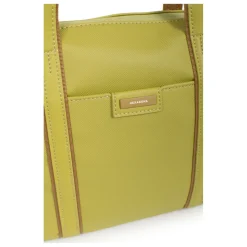 Sac cabas porté épaule - Moyen JOYCE Vert anis Lyra