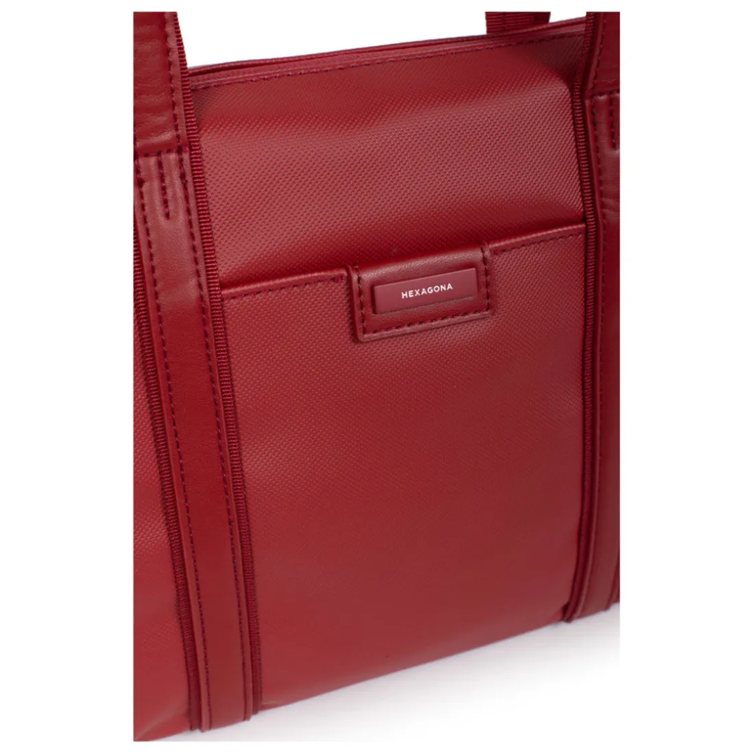 Sac cabas porté épaule - Moyen JOYCE Rouge foncé Lila