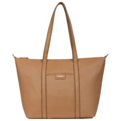 Sac cabas porté épaule A4 - Grand JOYCE Tan Dina beige