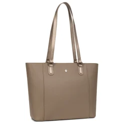 Sac cabas porté épaule A4 MAYA Écorce/Bronze Hazel