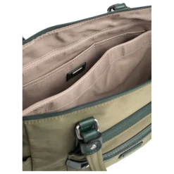 Sac cabas porté épaule A4 YONA Kaki Zara