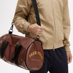 Sac de sport classique ton sur ton marron