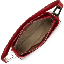 Sac en cuir Suave Ace rouge carmin