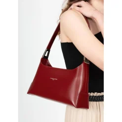 Sac en cuir Suave Ace rouge carmin