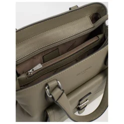 Sac porté main 2 poignées MIRABELLE Olive en cuir Nia