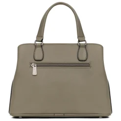 Sac porté main 2 poignées MIRABELLE Olive en cuir Nia