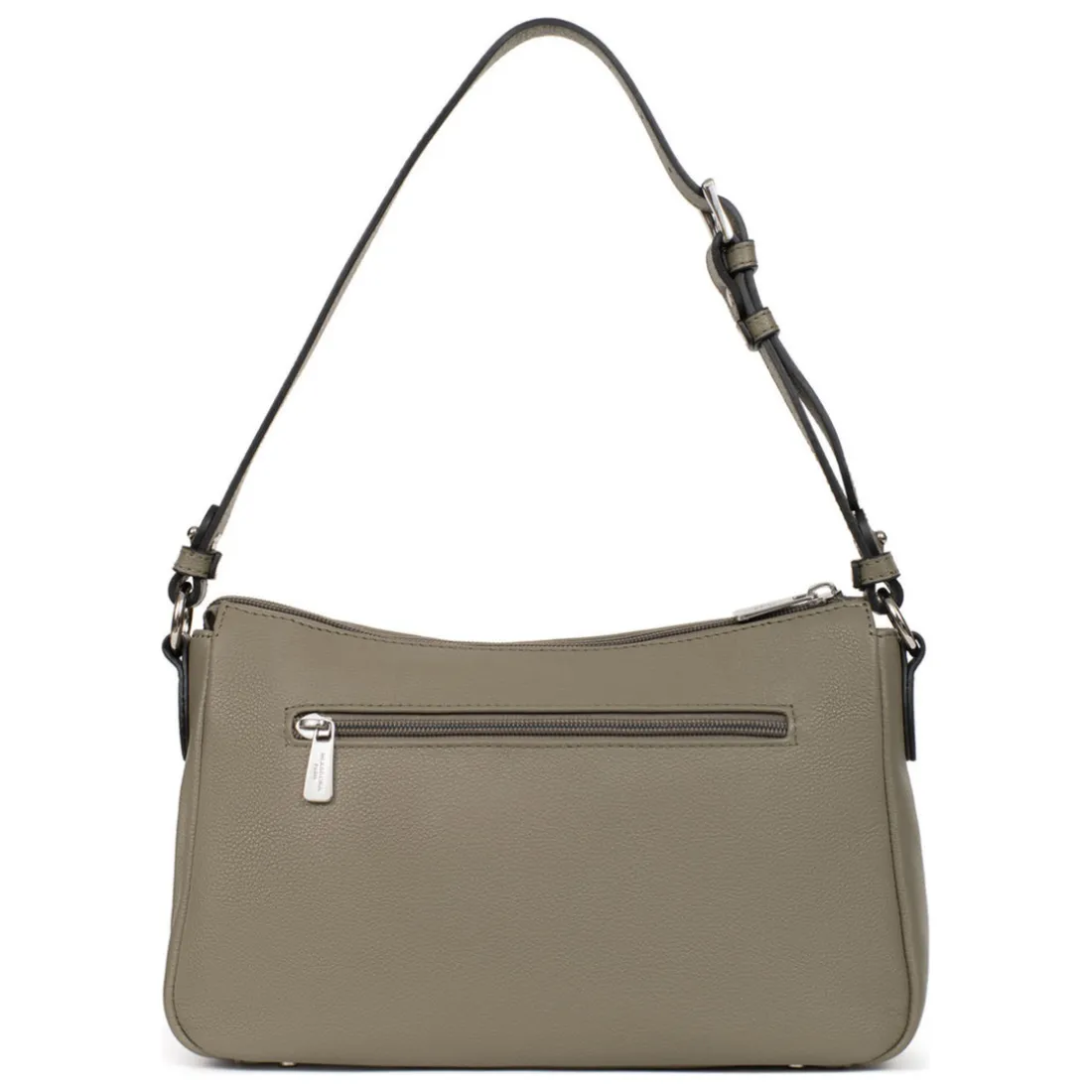 Sac porté épaule 1 anse MIRABELLE Olive en cuir Fawn