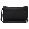 Sac porté travers CONFORT Noir en cuir Ora