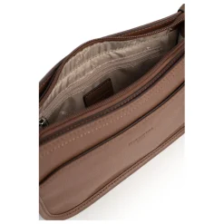 Sac porté travers CONFORT Écorce en cuir Lucy marron